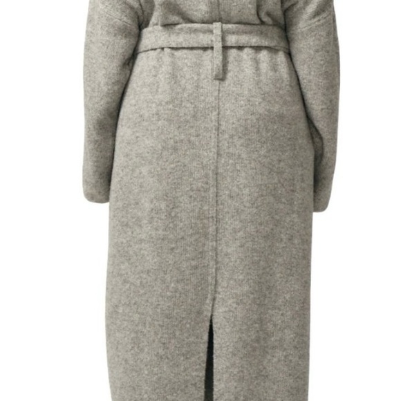 NWT LITA BY CIARA Love Language Oversize Ribbed Merino Wool Blend Wrap Coat-XL - Picture 4 of 12